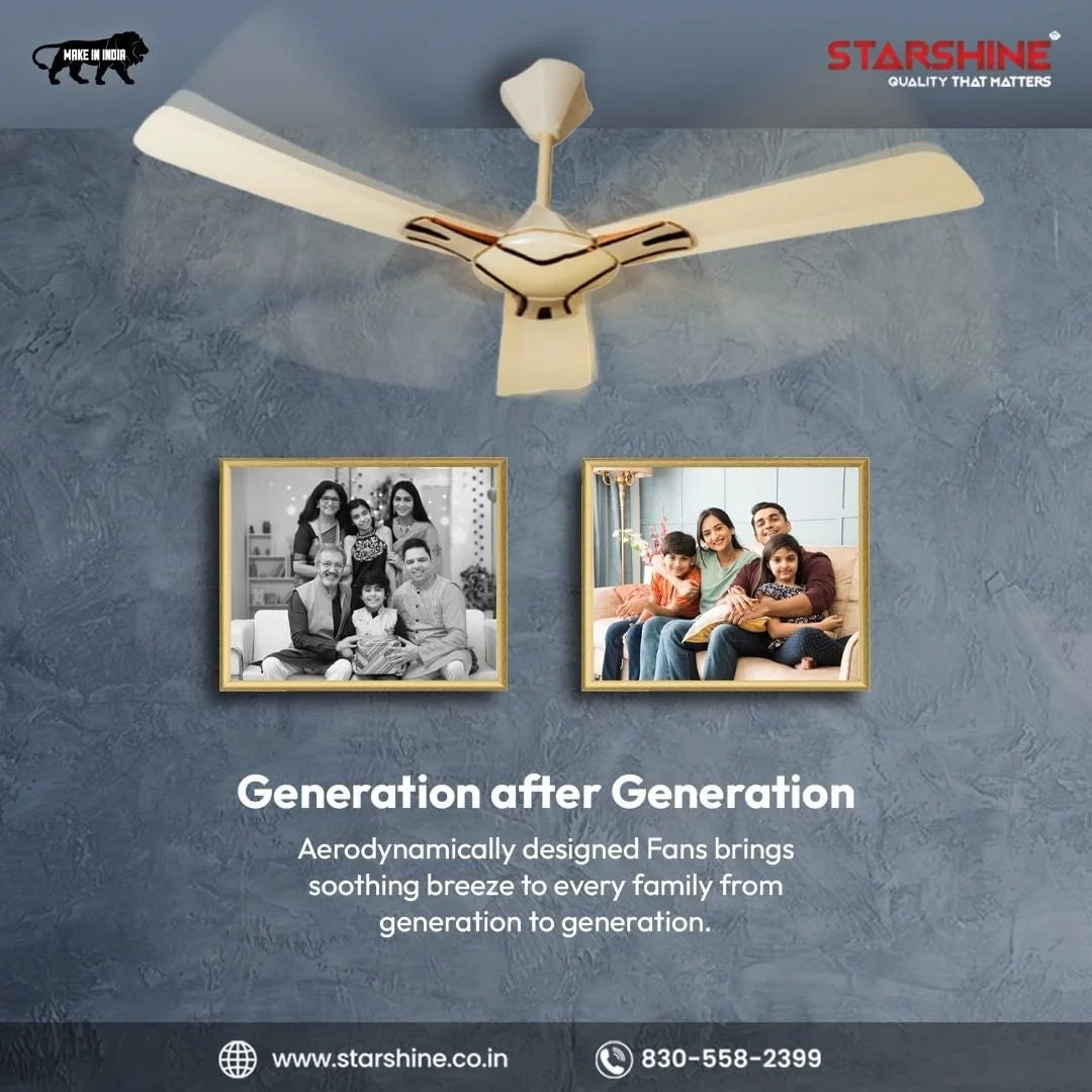 Starshine Ceiling Fans: A Perfect Match for Every Room in Your Home