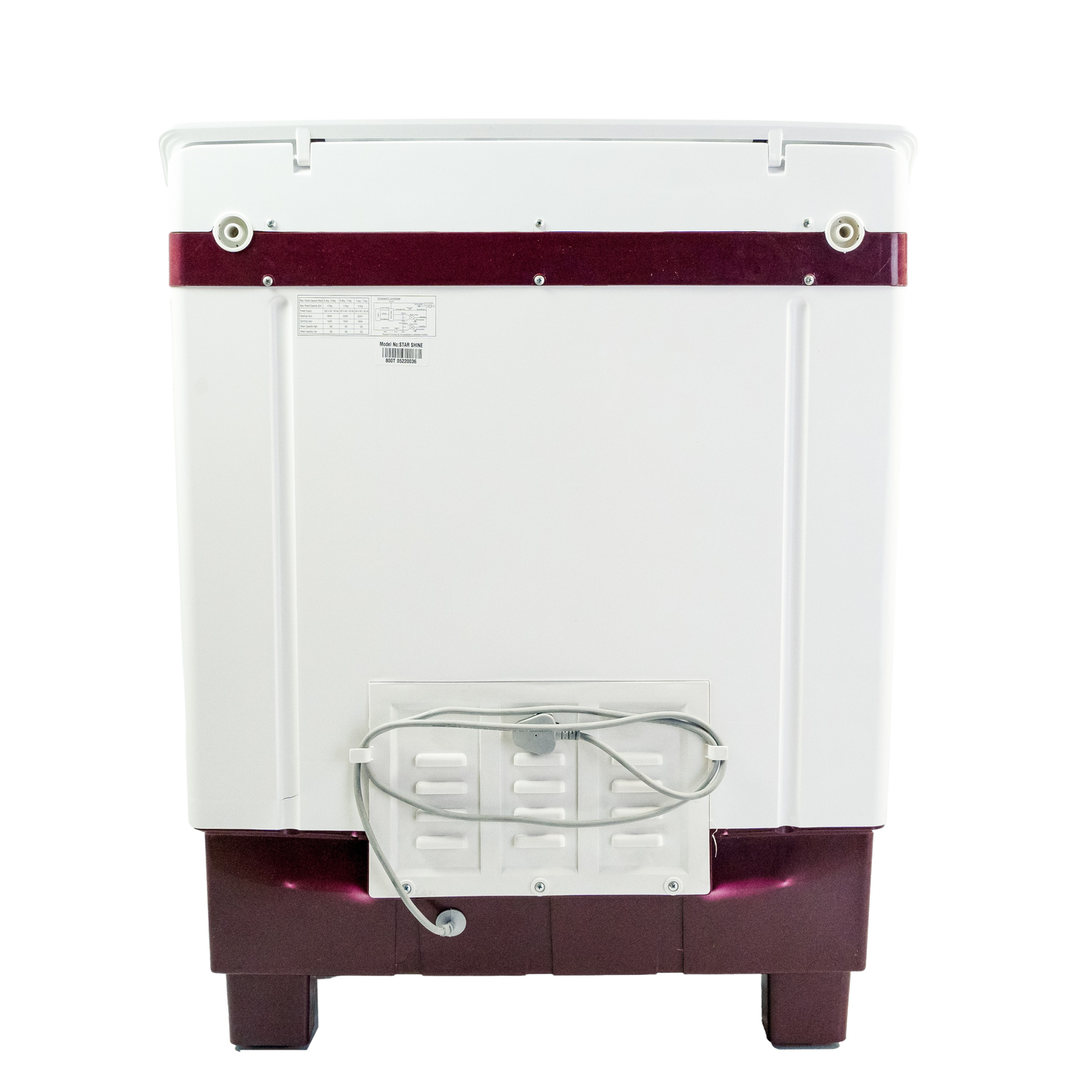 Starshine 8 Kg Semi-Automatic Top Loading Washing Machine