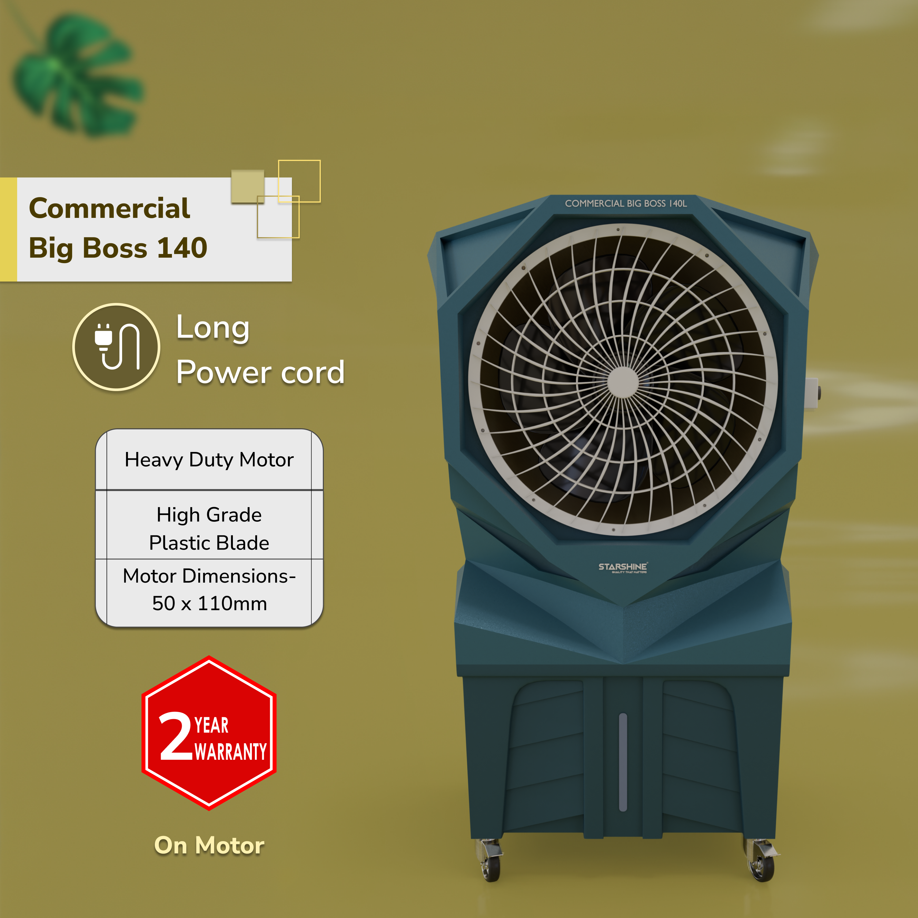 Commercial
Big Boss 140 Liters
