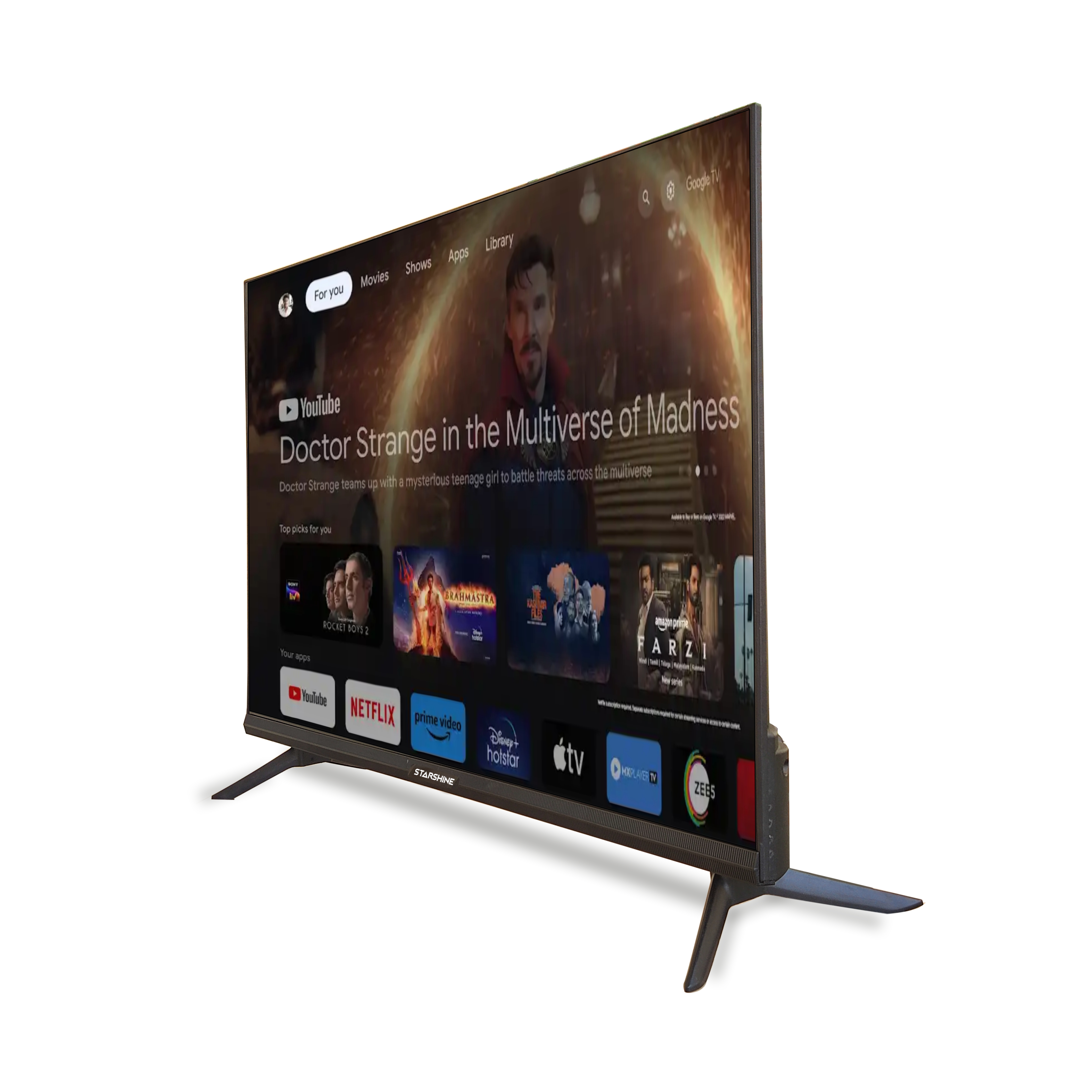 Starshine 80 cm (32 Inches) GOOGLE LED TV ATPL-3400 (Black) 3 Years Warranty