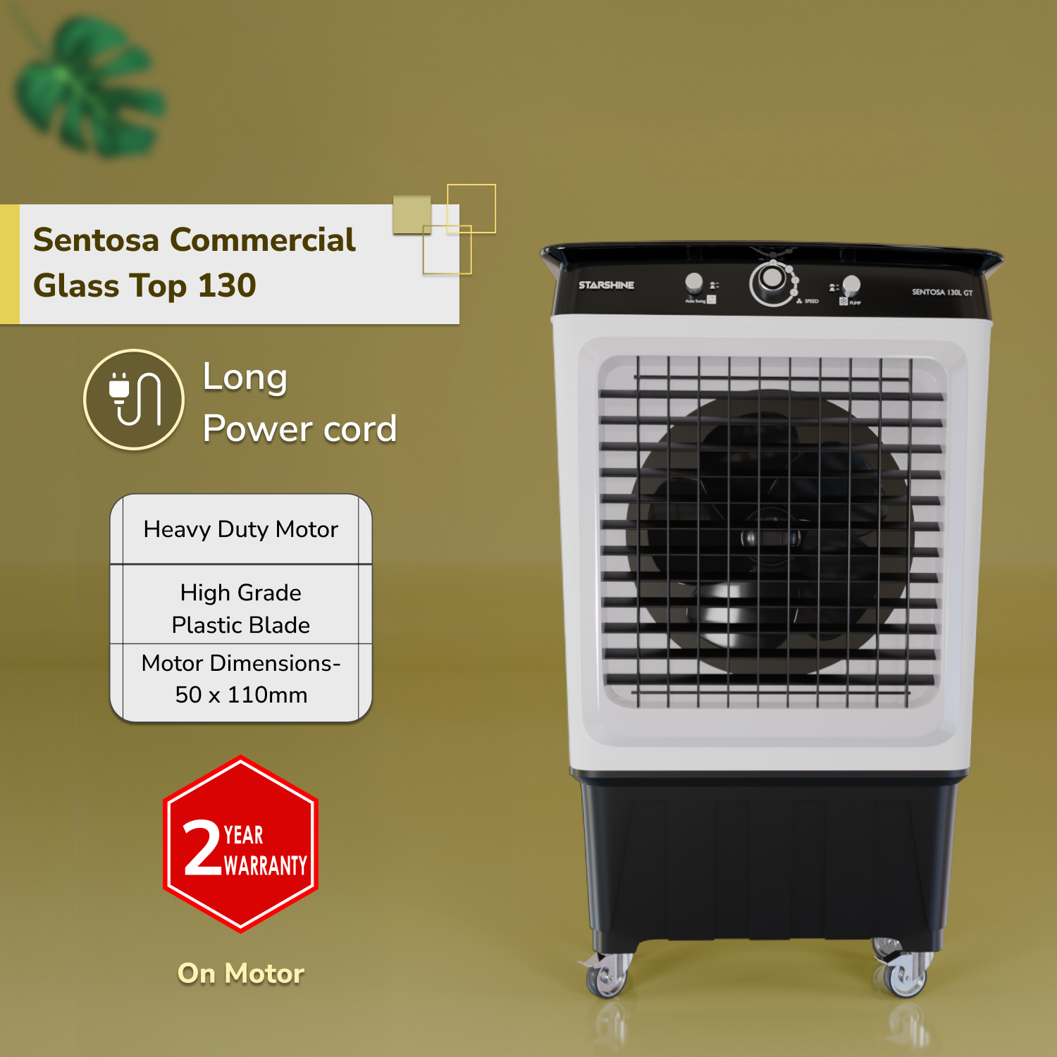 Sentosa Commercial
Glass Top 130 Liters