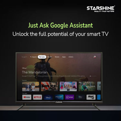 Starshine 80 cm ( 32 Inches ) GOOGLE LED TV ATPL-3400 (Black)