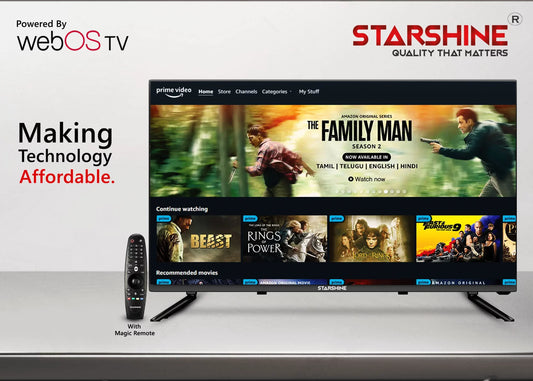 Best Affordable LED smart TVs with Good Features offered by Starshine