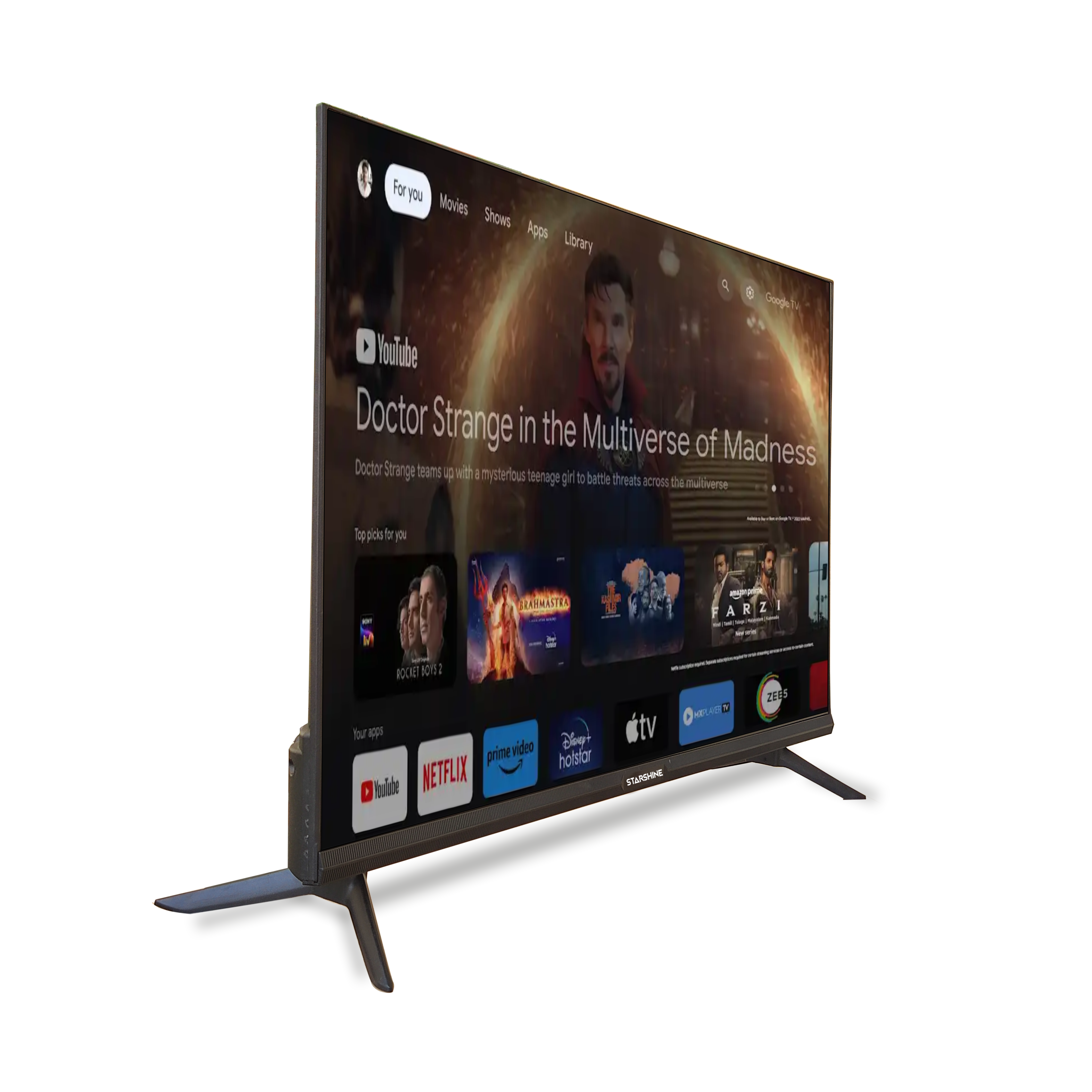 Starshine 80 cm (32 Inches) GOOGLE LED TV ATPL-3400 (Black) 3 Years Warranty